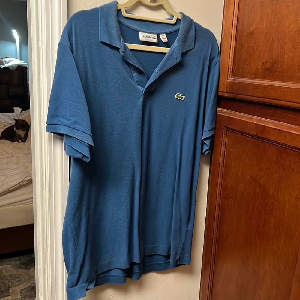 Lacoste Large Blue classic fit polo